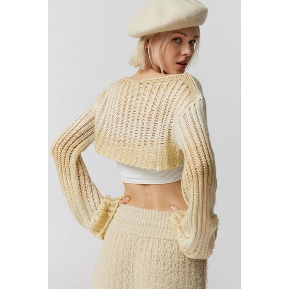 Urban Outfitters Ladder-Knit Shrug Sweater - Picture 16 of 16